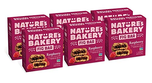 Natureâ€™s Bakery Whole Wheat Fig Bars, Blueberry, Real Fruit, Vegan, Non-GMO, Snack bar, Twin packs- 12 count