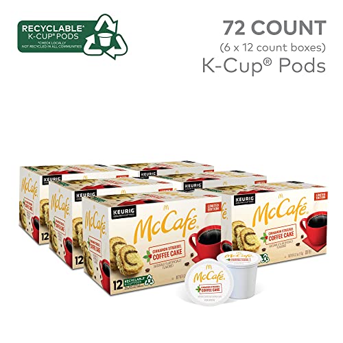 McCafe Premium Roast Coffee, Keurig Single Serve K-Cup Pods, Medium Roast, 24 Count (Pack of 4)