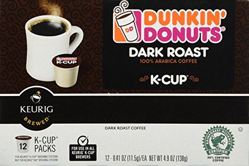 Dunkin' Original Blend Single Serve Keurig K-Cup Pods, Medium Roast Coffee, 60 Pods total (6 Boxes of 10)