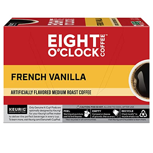 Eight O'Clock Coffee The Original Keurig Single-Serve K-Cup Pods, Medium Roast Coffee, 96 Count (4 Packs of 24)