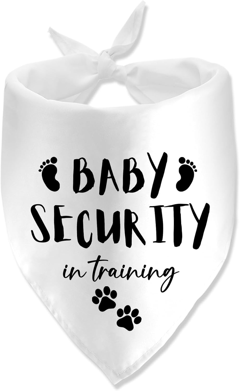 Baby Security in Training Printed Dog Bandana Pet Scarf Dog Pregnancy Announcement Bandana Pregnancy Dog Bandana for Dogs Pet Accessories for Dog Lovers Pregnancy Reveal Ideas