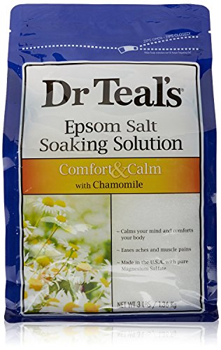 Dr Teal's Pure Epsom Salt Soak, Soothe & Comfort with Oat Milk & Argan Oil, 3 lbs