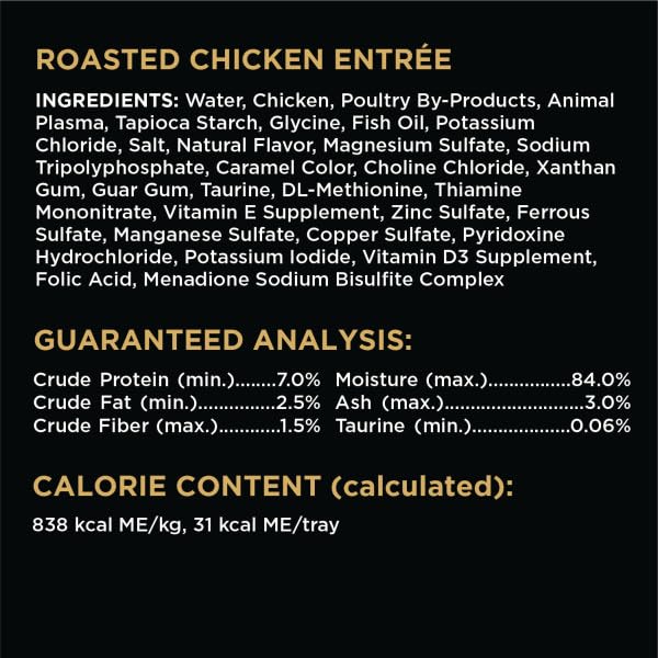 SHEBA Perfect Portions Cuts in Gravy Wet Cat Food Trays (24 Count, 48 Servings), Roasted Chicken, Gourmet Salmon and Tender Turkey Entrée Variety Pack, Easy Peel Twin-Pack Trays