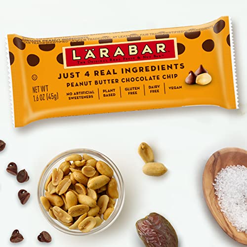 Larabar Peanut Butter Chocolate Chip, Gluten Free Fruit & Nut Bar, 18 Ct