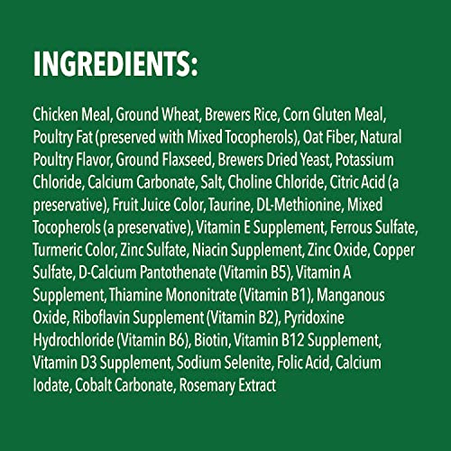 Greenies Feline Adult Natural Dental Cat Treats, Oven Roasted Chicken Flavor, 9.75 oz. Tub