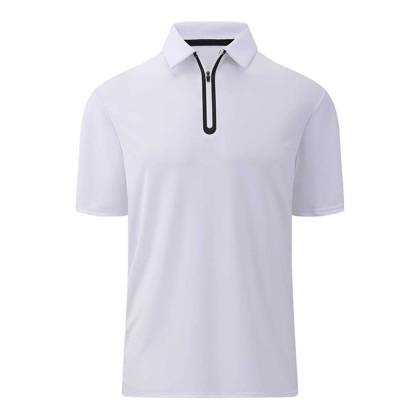 Alex Vando Mens Golf Shirt Moisture Wicking Quick-Dry Short Sleeve Casual Polo Shirts for Men