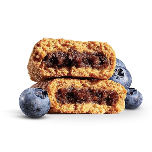 Natureâ€™s Bakery Whole Wheat Fig Bars, Blueberry, Real Fruit, Vegan, Non-GMO, Snack bar, Twin packs- 12 count