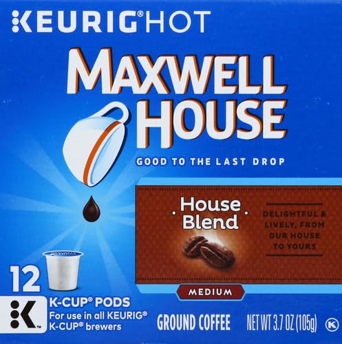 Maxwell House House Blend Medium Roast K-Cup Coffee Pods (84 ct Box)