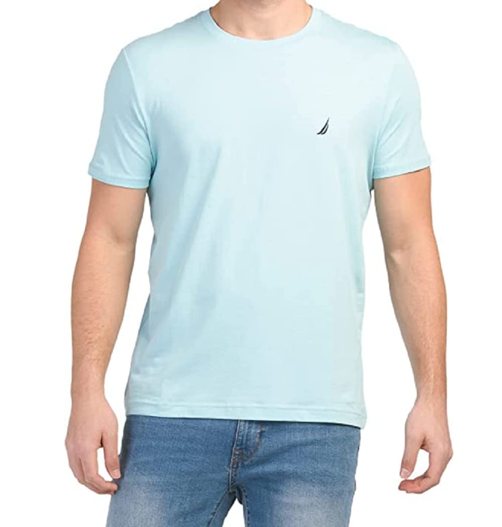 Nautica Men's Short Sleeve Solid Crew Neck T-Shirt