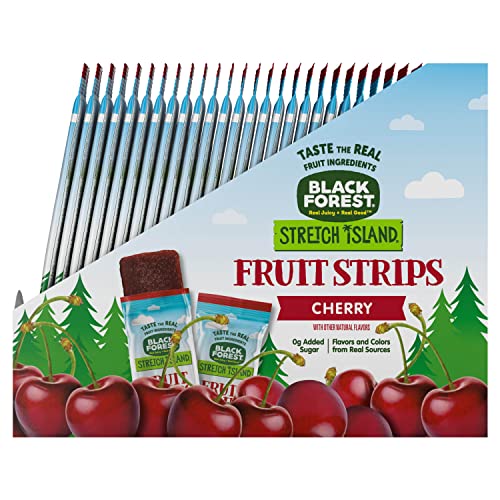 Stretch Island Black Forest Fruit Strips, Variety Pack, Cherry, Apple, Raspberry, Grape, Strawberry, Apricot, 0.5ounce Strips (Pack of 48)