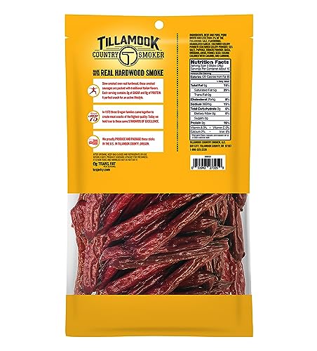 Tillamook Country Smoker Keto Friendly Zero Sugar Smoked Sausages, Original, 10 Ounce