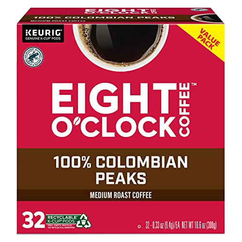 Eight O'Clock Coffee The Original Keurig Single-Serve K-Cup Pods, Medium Roast Coffee, 96 Count (4 Packs of 24)