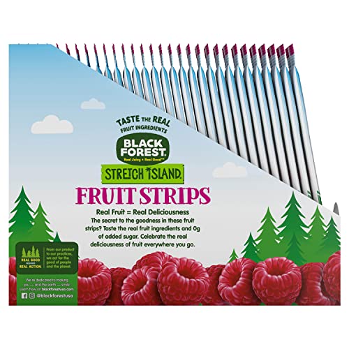 Stretch Island Black Forest Fruit Strips, Variety Pack, Cherry, Apple, Raspberry, Grape, Strawberry, Apricot, 0.5ounce Strips (Pack of 48)