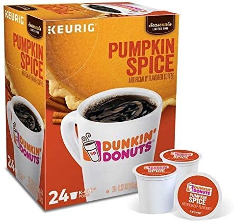 Dunkin' Original Blend Single Serve Keurig K-Cup Pods, Medium Roast Coffee, 60 Pods total (6 Boxes of 10)