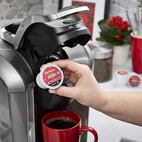 Tim Hortons Original Blend, Medium Roast Coffee, Single-Serve K-Cup Pods Compatible with Keurig Brewers, 72ct K-Cups, 12 Count (Pack of 6)