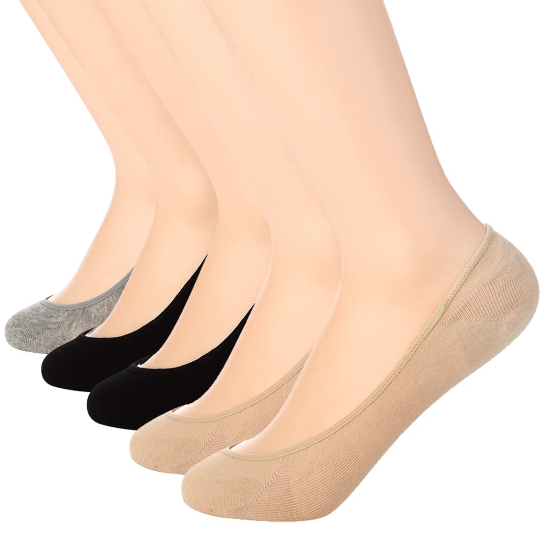 Ultra Low Cut Liner Socks Women No Show Non Slip Hidden Invisible for Flats Boat Summer