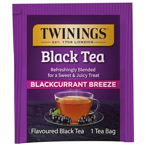 Twinings Decaffeinated English Breakfast Individually Wrapped Black Tea Bags, 20 Count Pack of 6, Flavourful & Robust