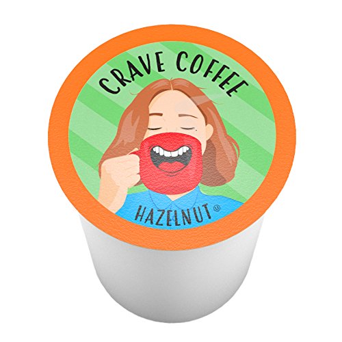 Crave Beverages Flavored Coffee Pods Sampler, Compatible with 2.0 K-Cup Brewers, Assorted Variety Pack, 100 Count