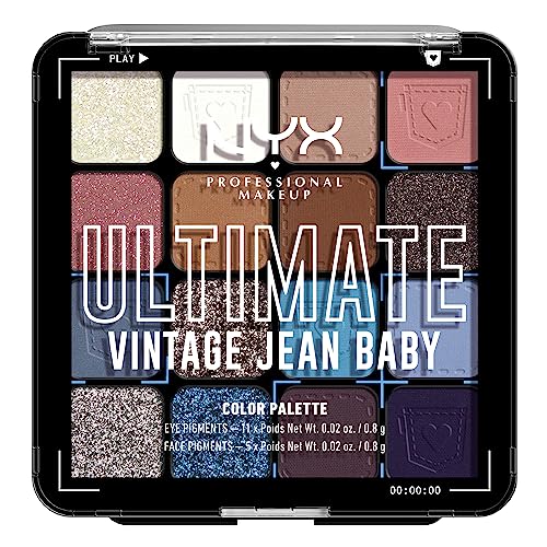 NYX PROFESSIONAL MAKEUP Ultimate Shadow Palette, Eyeshadow Palette - Warm Neutrals