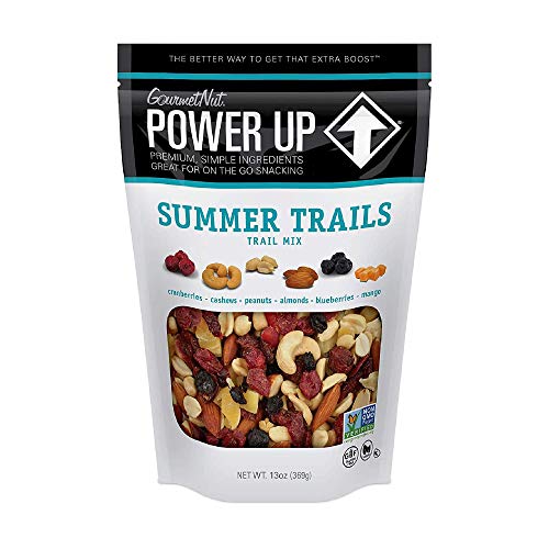 Power Up Premium Trail Mix - Mega Omega Trail Mix 14oz, Gluten Free, Vegan, Non-GMO