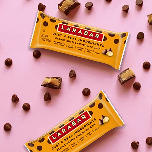 Larabar Peanut Butter Chocolate Chip, Gluten Free Fruit & Nut Bar, 18 Ct