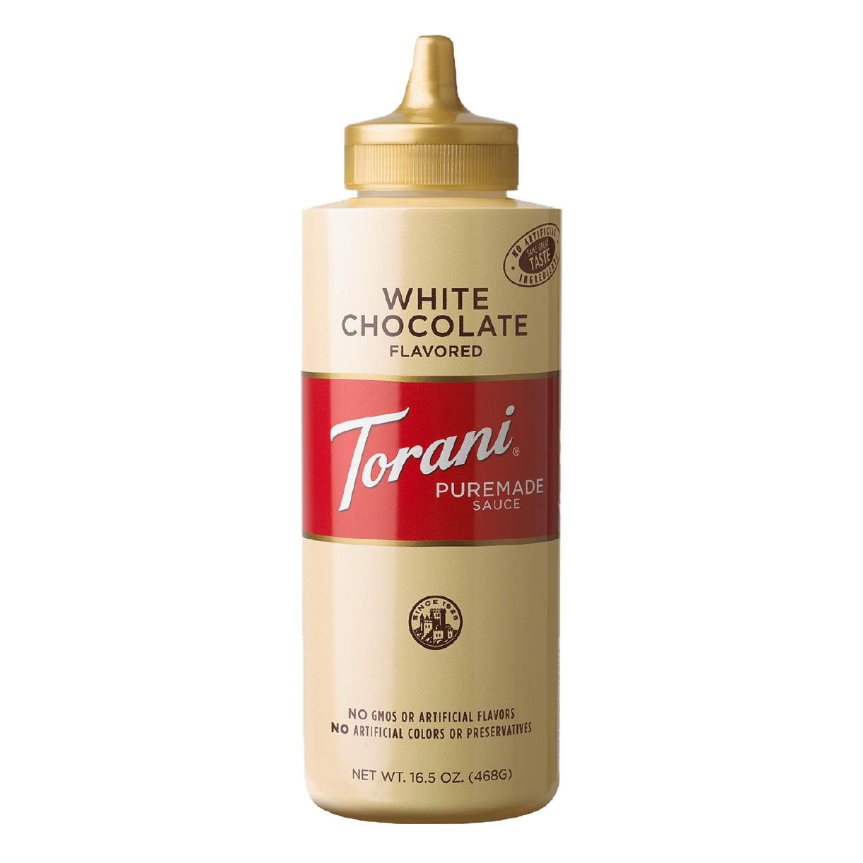 Torani Puremade Sauce, Caramel, 16.5 Ounces(Pack of 4)