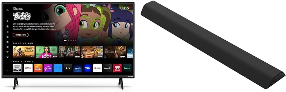 VIZIO 32 inch D-Series HD 720p Smart TV with Apple AirPlay and Chromecast Built-in, Alexa Compatibility, D32h-J, 2022 Model