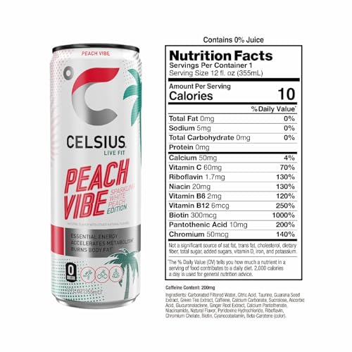 CELSIUS Assorted Flavors Official Variety Pack, Functional Essential Energy Drinks, 12 Fl Oz (Pack of 12)