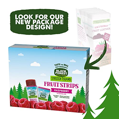 Stretch Island Black Forest Fruit Strips, Variety Pack, Cherry, Apple, Raspberry, Grape, Strawberry, Apricot, 0.5ounce Strips (Pack of 48)