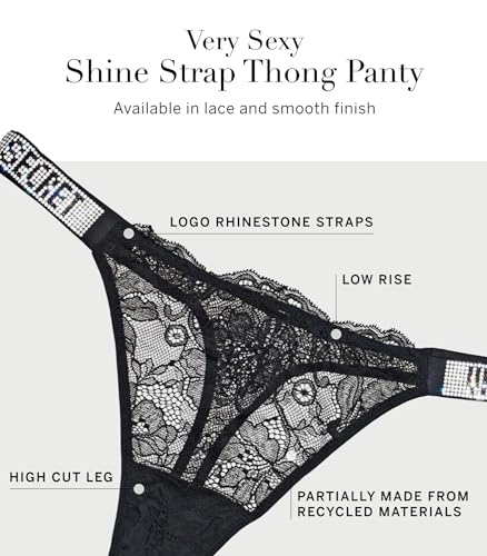 Victoria's Secret Shine Strap Thong, Underwear for Women (XS-XXL)