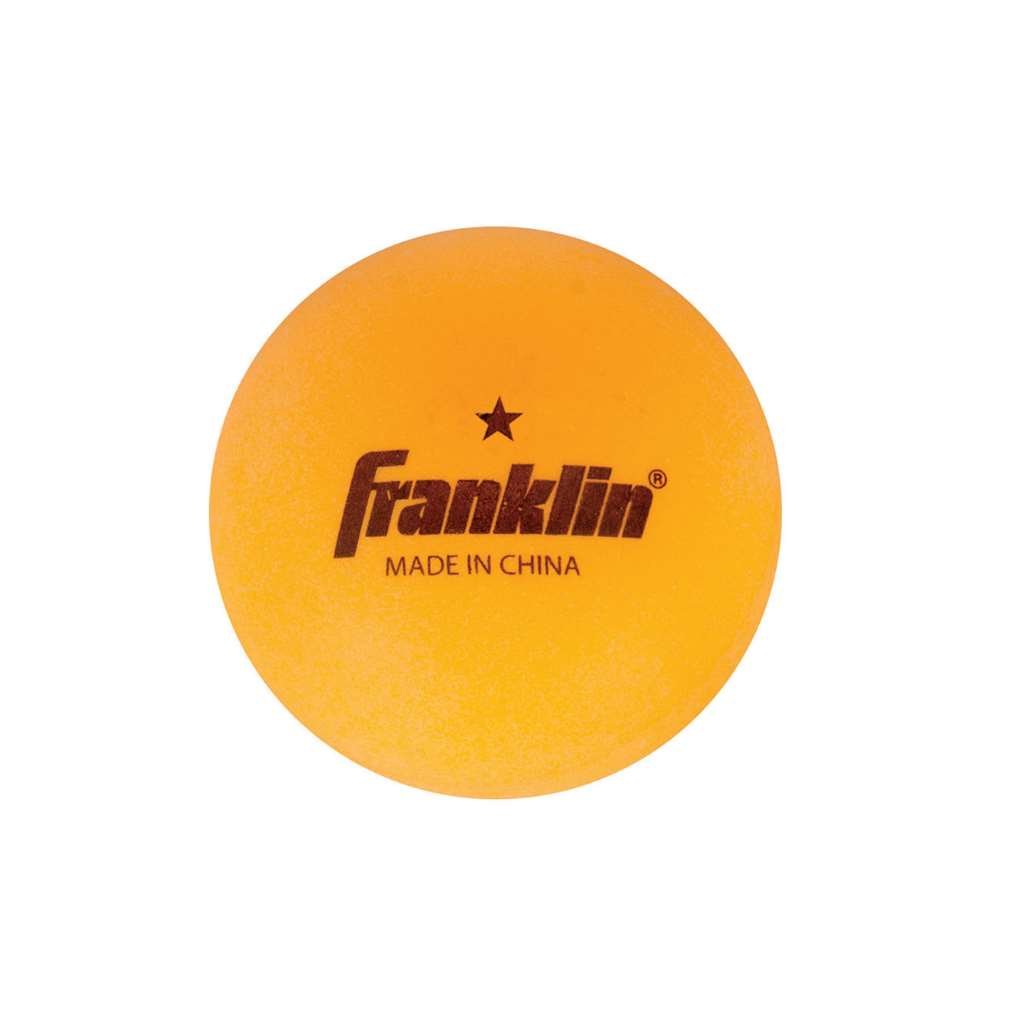 Franklin Sports Ping Pong Balls - Official Size + Weight White 40mm Table Tennis One Star Professional Durable High Performance 12 Count (Pack of 1) Packaging may vary, White