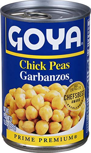 Goya Foods Chick Peas, Garbanzo Beans, 15.5 Ounce (Pack of 8)