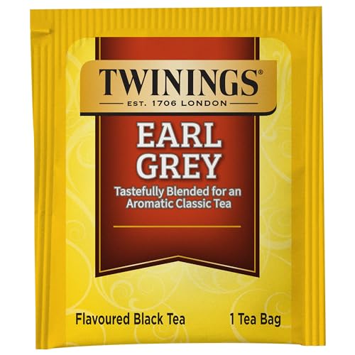 Twinings Decaffeinated English Breakfast Individually Wrapped Black Tea Bags, 20 Count Pack of 6, Flavourful & Robust