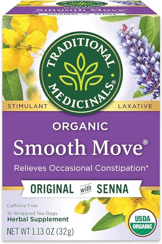 Traditional Medicinals Tea, Organic Lemon Balm, Calms Nerves & Supports Digestion, 16 Tea Bags