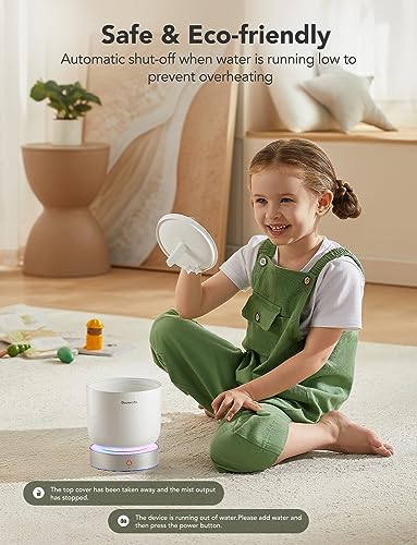 GoveeLife Smart Essential Oil Diffuser with Alexa Voice App Control for Home Office Bedroom, 300ml Quiet Cool Mist Aroma Diffuser with 2 Mist Modes, 24H Timer