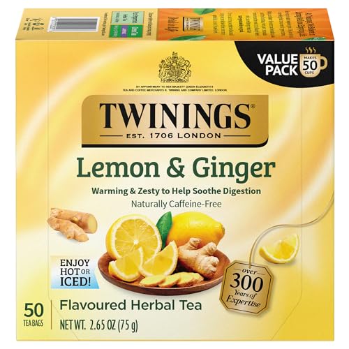 Twinings Decaffeinated English Breakfast Individually Wrapped Black Tea Bags, 20 Count Pack of 6, Flavourful & Robust