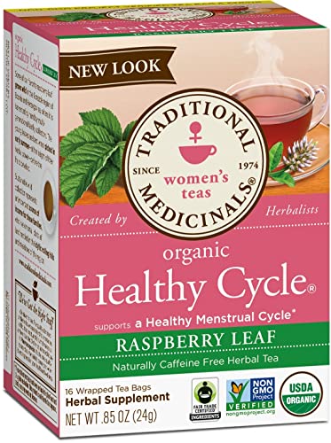 Traditional Medicinals Tea, Organic Lemon Balm, Calms Nerves & Supports Digestion, 16 Tea Bags