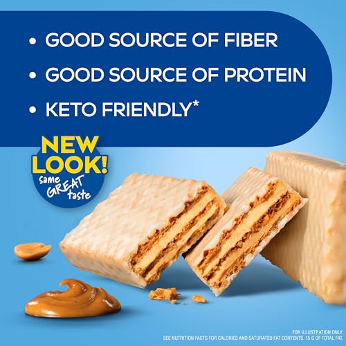 Atkins Chocolate Crème Protein Wafer Crisps, Protein Dessert, 4g Net Carb, 1g Sugar, High in Fiber, Keto Friendly, 5 Count