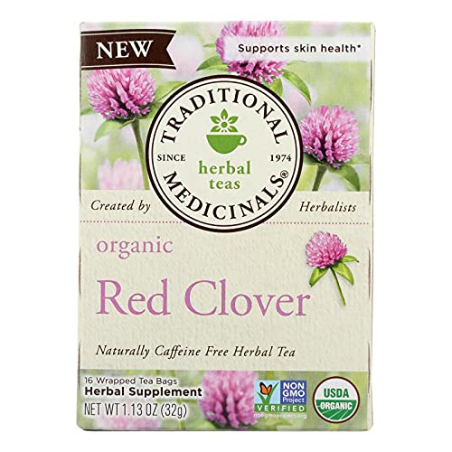 Traditional Medicinals Tea, Organic Lemon Balm, Calms Nerves & Supports Digestion, 16 Tea Bags