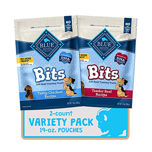 Blue Buffalo BLUE Bits Natural Soft-Moist Training Dog Treats, Salmon Recipe 4-oz bag