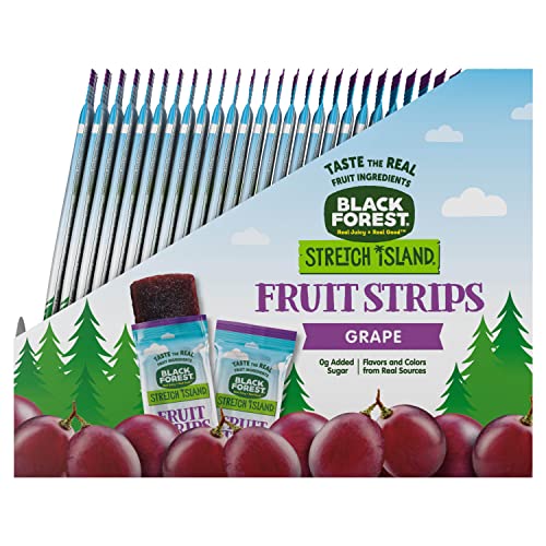 Stretch Island Black Forest Fruit Strips, Variety Pack, Cherry, Apple, Raspberry, Grape, Strawberry, Apricot, 0.5ounce Strips (Pack of 48)