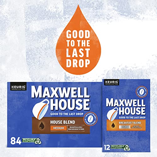 Maxwell House House Blend Medium Roast K-Cup Coffee Pods (84 ct Box)