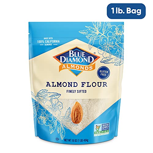 Blue Diamond Almonds Almond Flour, Gluten Free, Blanched, Finely Sifted, 48 oz