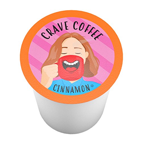 Crave Beverages Flavored Coffee Pods Sampler, Compatible with 2.0 K-Cup Brewers, Assorted Variety Pack, 100 Count