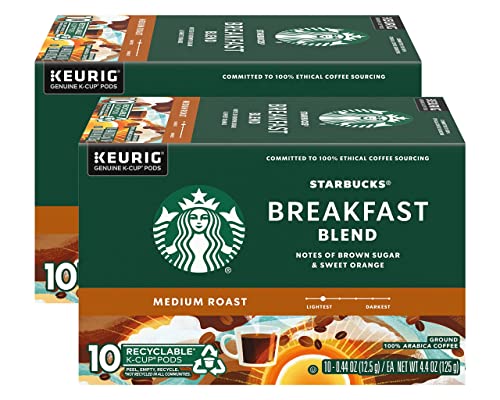 Starbucks K-Cup Coffee Pods—Medium Roast Coffee—Pike Place Roast for Keurig Brewers—100% Arabica—4 boxes (96 pods total)