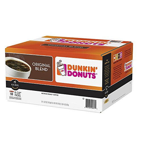 Dunkin' Original Blend Single Serve Keurig K-Cup Pods, Medium Roast Coffee, 60 Pods total (6 Boxes of 10)