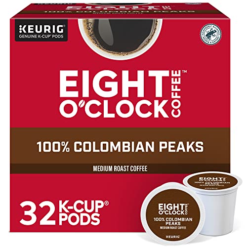 Eight O'Clock Coffee The Original Keurig Single-Serve K-Cup Pods, Medium Roast Coffee, 96 Count (4 Packs of 24)