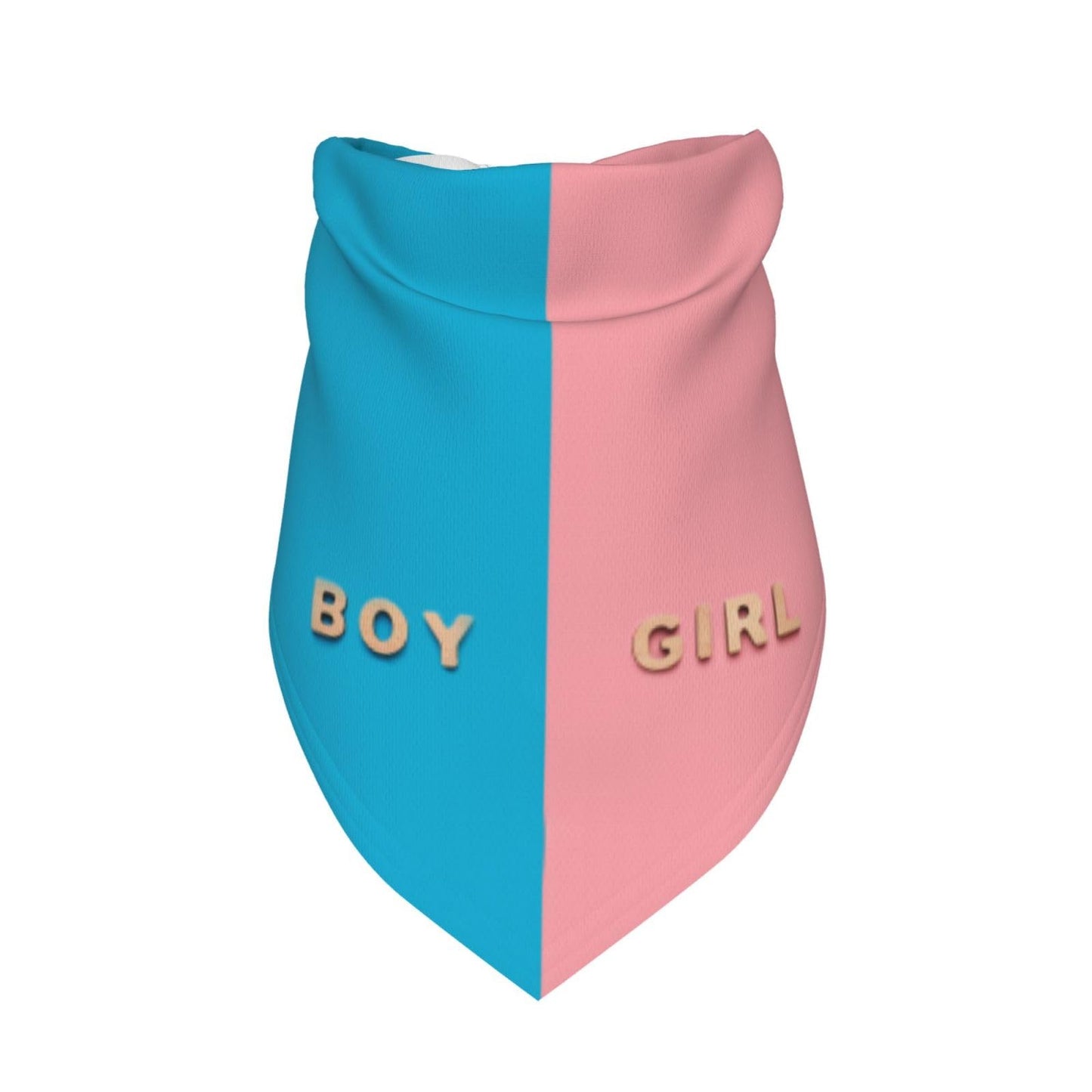 He Or She What Will It Be? Gender Reveal/Baby Announcement Dog Bandana,Pet Neckerchief for Pets Daily Wear Photo Prop Party Supplies (Blue)