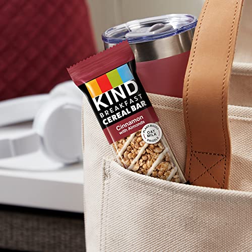 KIND Breakfast, Healthy Snack Bar, Almond Butter, Gluten Free Breakfast Bars, 8g Protein, 1.76 OZ Packs (6 Count)