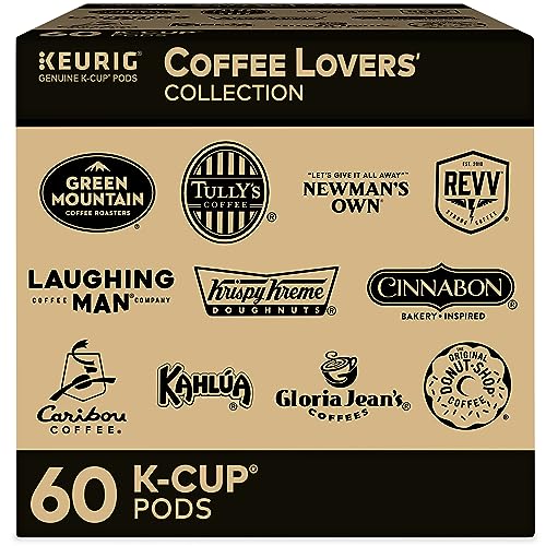 Keurig Coffee Lovers' Collection Sampler Pack, Single-Serve K-Cup Pods, Compatible with all Keurig 1.0/Classic, 2.0 and K-Café Coffee Makers, Variety Pack, 40 Count